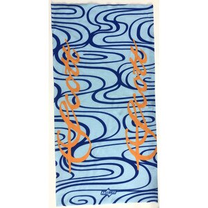 Scott Fly Rods HooRag Face Mask in Blue Water with Orange